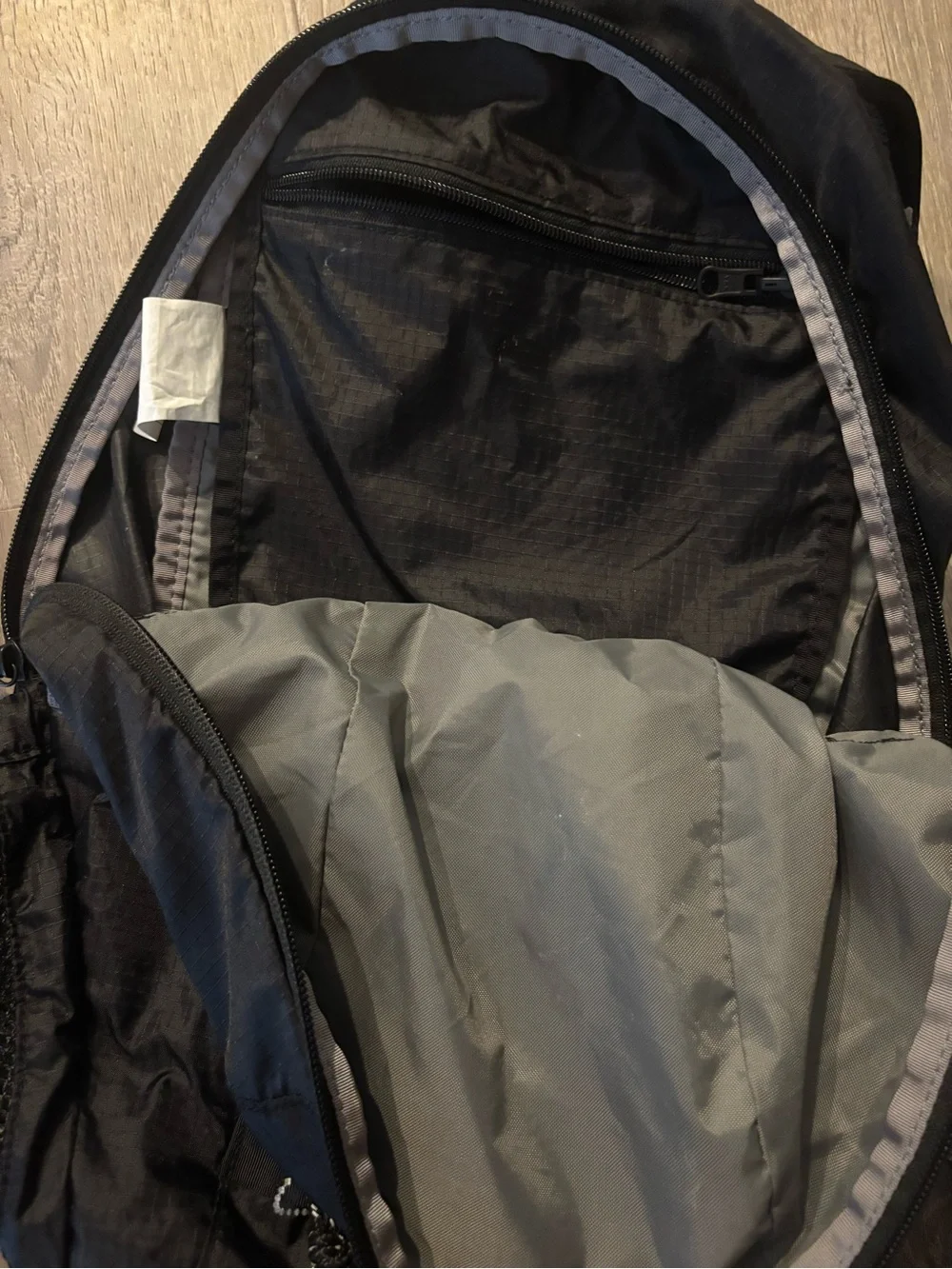 L.L. Bean Black Stowaway Packable Backpack